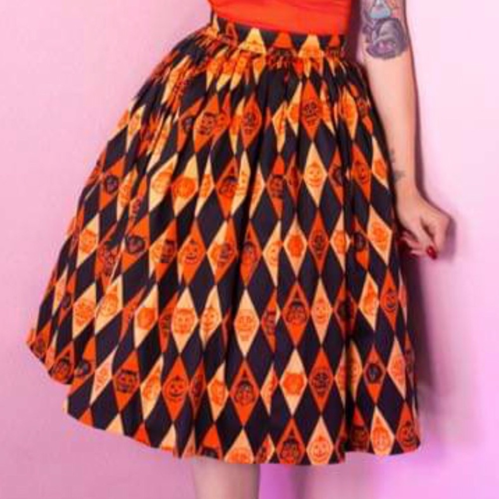 XL Trick or Treat swing skirt NWT